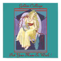 Working Calliope posters by redqueenself Working Calliope posters