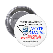 Working Families For Elizabeth Colbert Busch Pinback Button