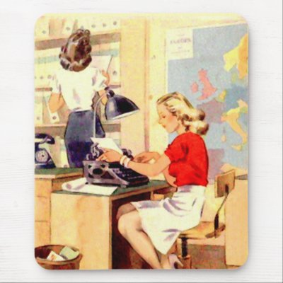 Working Girl Mouse Mat Zazzle_mousepad Working Girl Mouse Mat Zazzle_mousepad