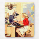 Working Girl Mouse Mat