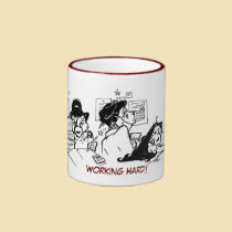 Working Hard! Mug mugs
