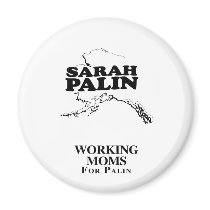 WORKING MOMS FOR PALIN magnets