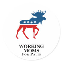 WORKING MOMS FOR PALIN stickers