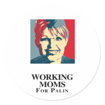 WORKING MOMS FOR PALIN stickers