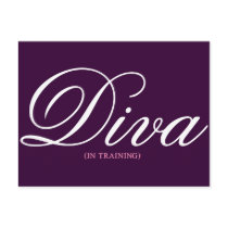 Working on becoming a diva 1 postcard