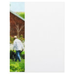 Working on the Farm Letterhead Design