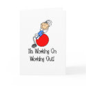 Working On Working Out Card by stick_figures Working On Working Out Card