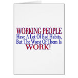 Working People Greeting Cards