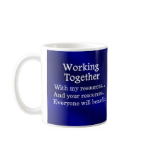 Working Together mugs by inspiredbygenius Working Together mugs