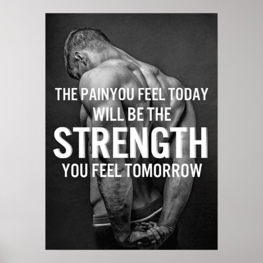 Bodybuilding Motivational Poster