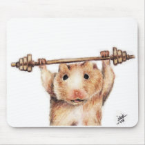Workout (Hamster) Mousepad