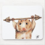 Workout (Hamster) Mousepad