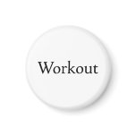 Workout Refrigerator Magnet