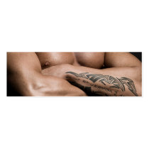 Workout Profile Cards business cards
