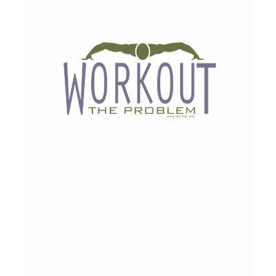 Workout: The Problem (Ladies Green Tank) Tank Top by Athlingk