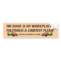 WORKPLACEtrucks bumper stickers
