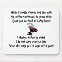 Works hard for the coffee mousepads by mommysooner1 Works hard for the coffee mousepads