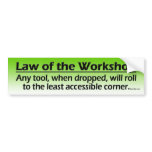 Workshop Bumper Sticker