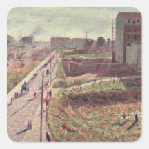 Workshops at Porta Romana, 1909 Square Stickers