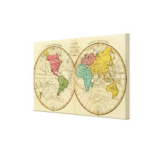World 3 canvas print