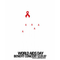 World Aids Day Concert Benefit T-Shirt by mothersofpeace World Aids Day Concert Benefit T-Shirt