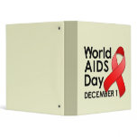 World AIDS Day Light Avery Binder