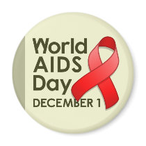 World AIDS Day Round Magnet