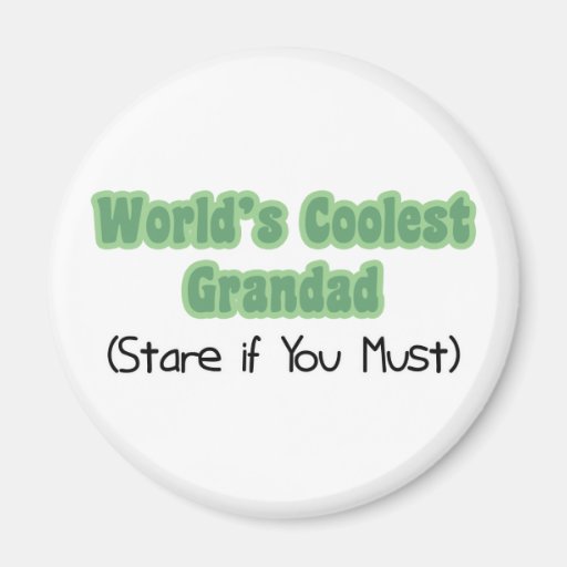 World's Coolest Grandad Fridge Magnet