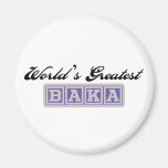 World's Greatest Baka Fridge Magnets