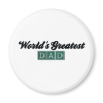 World's Greatest Dad (Green) magnets