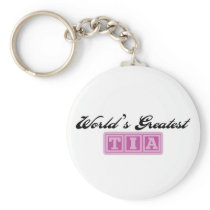 World's Greatest Tia Key Chain
