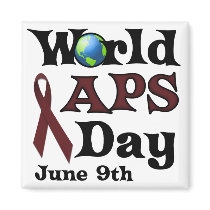 WORLD APS DAY magnets