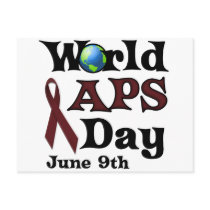 WORLD APS DAY POST CARD