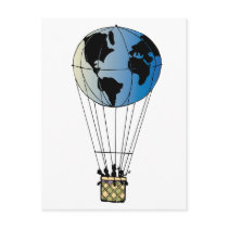 World Balloon Post Card