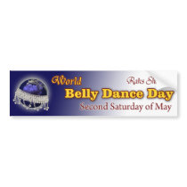 World Belly Dance Day-- Second Saturday of May! bumper stickers by AnnabelleKay World Belly Dance Day-- Second Saturday of May! bumper stickers