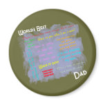 World Best Dadism Magnet