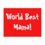 World Best Mama Post Cards