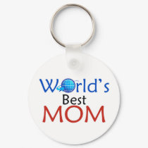 Worl'd Best MOM - Keychain by cycreation Worl'd Best MOM - Keychain