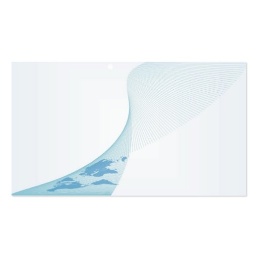 world blue waves business card template