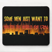World Burn Mousepad by guardiandevildesigns World Burn Mousepad