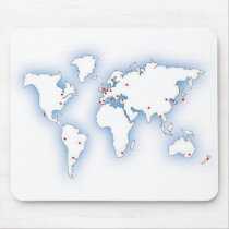 World Capitals Mousepad