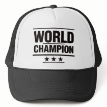 World Champion hats