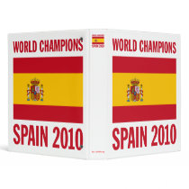 World Champions Spain 2010 Vinyl Binders