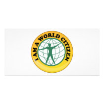 World Citizen Badge by World Service Authority Picture Card