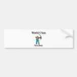 World Class Archer black Bumper Stickers