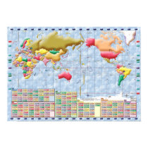 World Country Code Map_Artistic Series posters by atease99 World Country Code Map_Artistic Series posters
