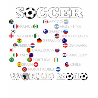 World Cup 2010 Team Lists Dark T-Shirt shirt