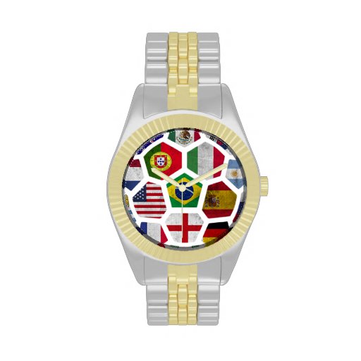 World Cup soccer Football 2014   Yellow Designer Watch