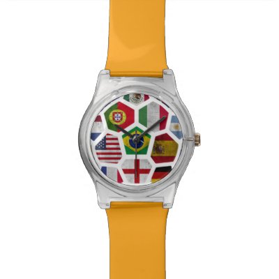 World Cup soccer Football 2014   Gray Designer Watch
