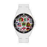 World Cup soccer Football 2014     Kid's Black Leather Watch